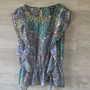 Sophie Rue Multicolor Paisley Blouse